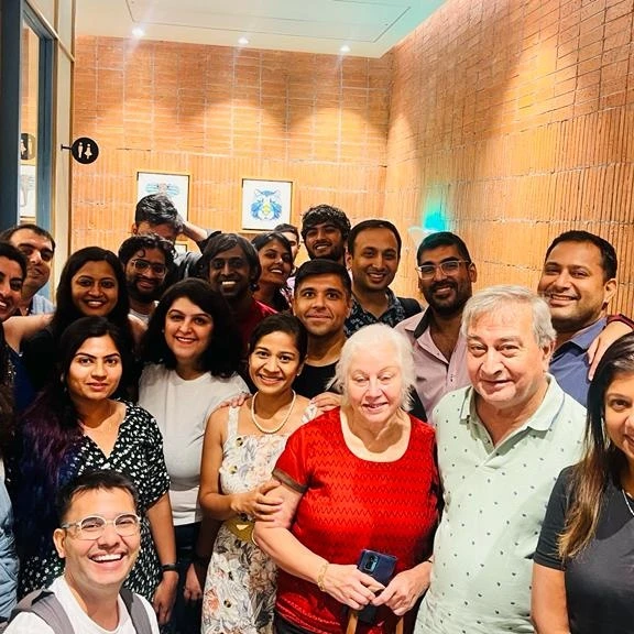 Large community gathering with diverse group of people