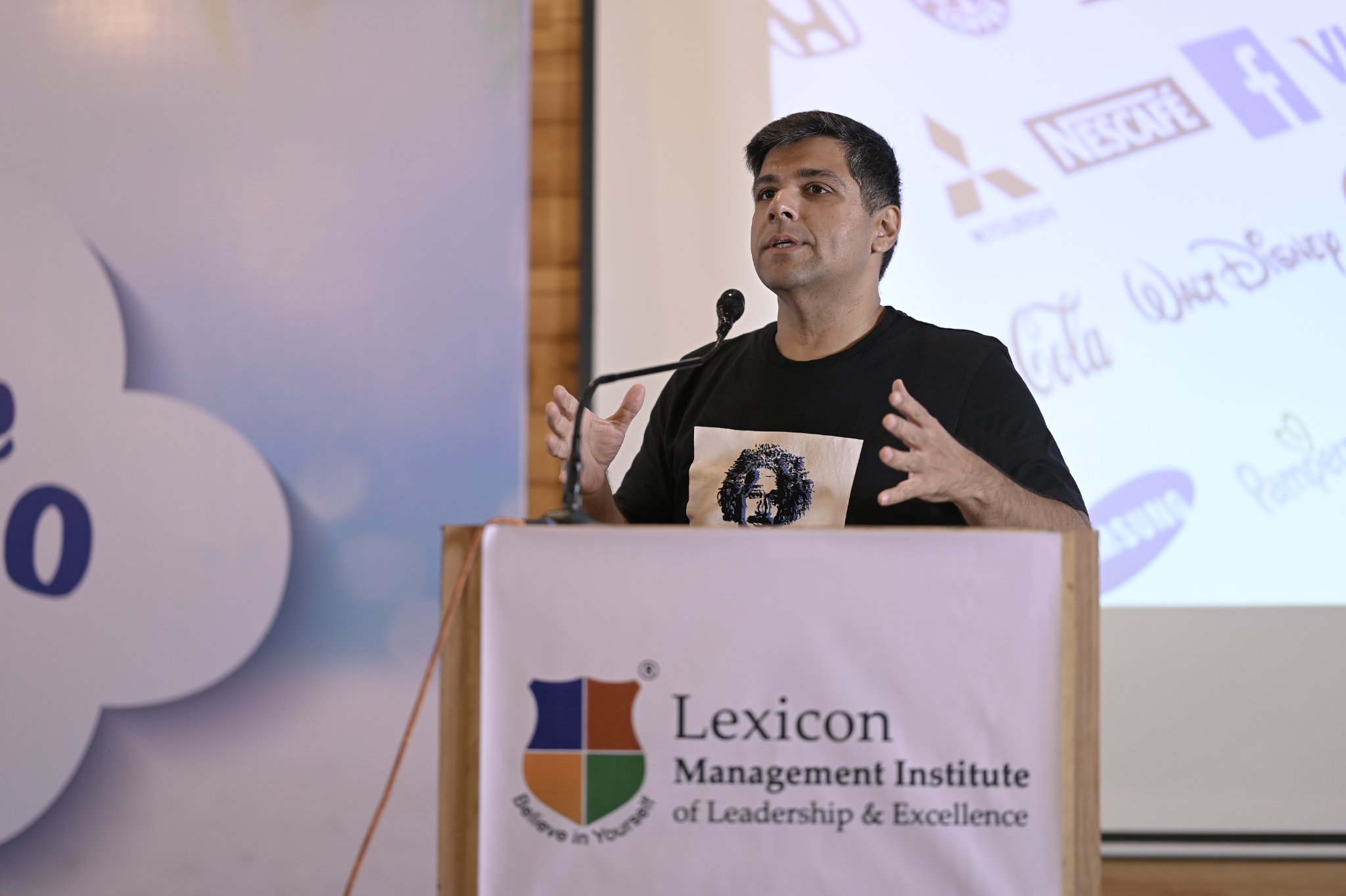 Nitin speaking at Lexicon Management Institute